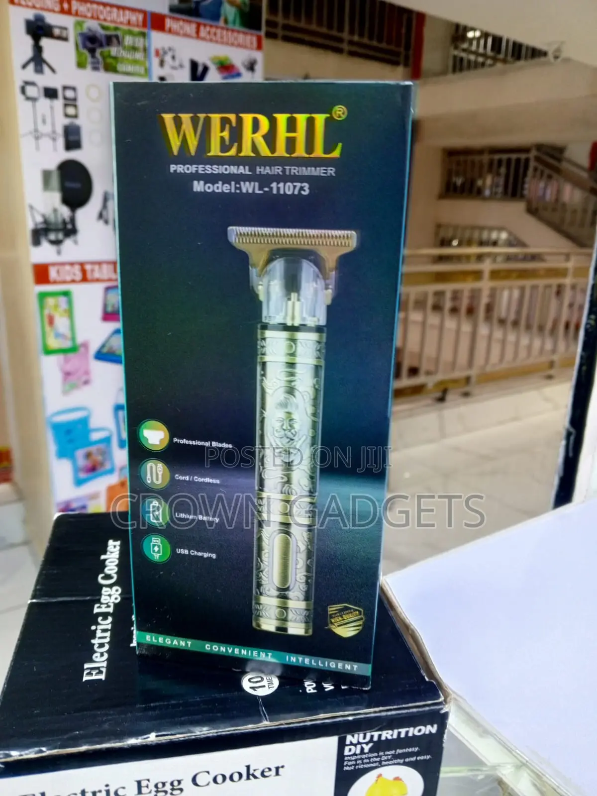 WERHL WL-11073 Rechargeable Hair Trimmer for Men