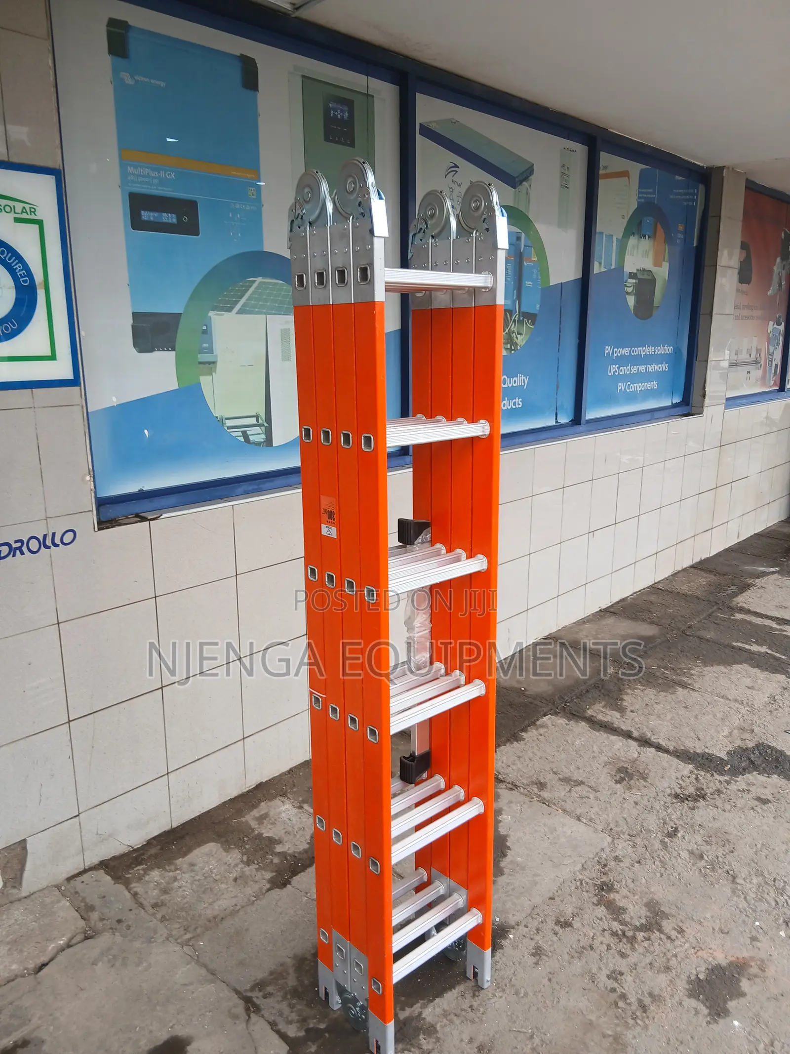 6 X 4 Fiberglass Ladder(red)