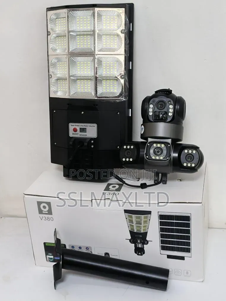 Tripple Lens 350watt Solar Streetlight.