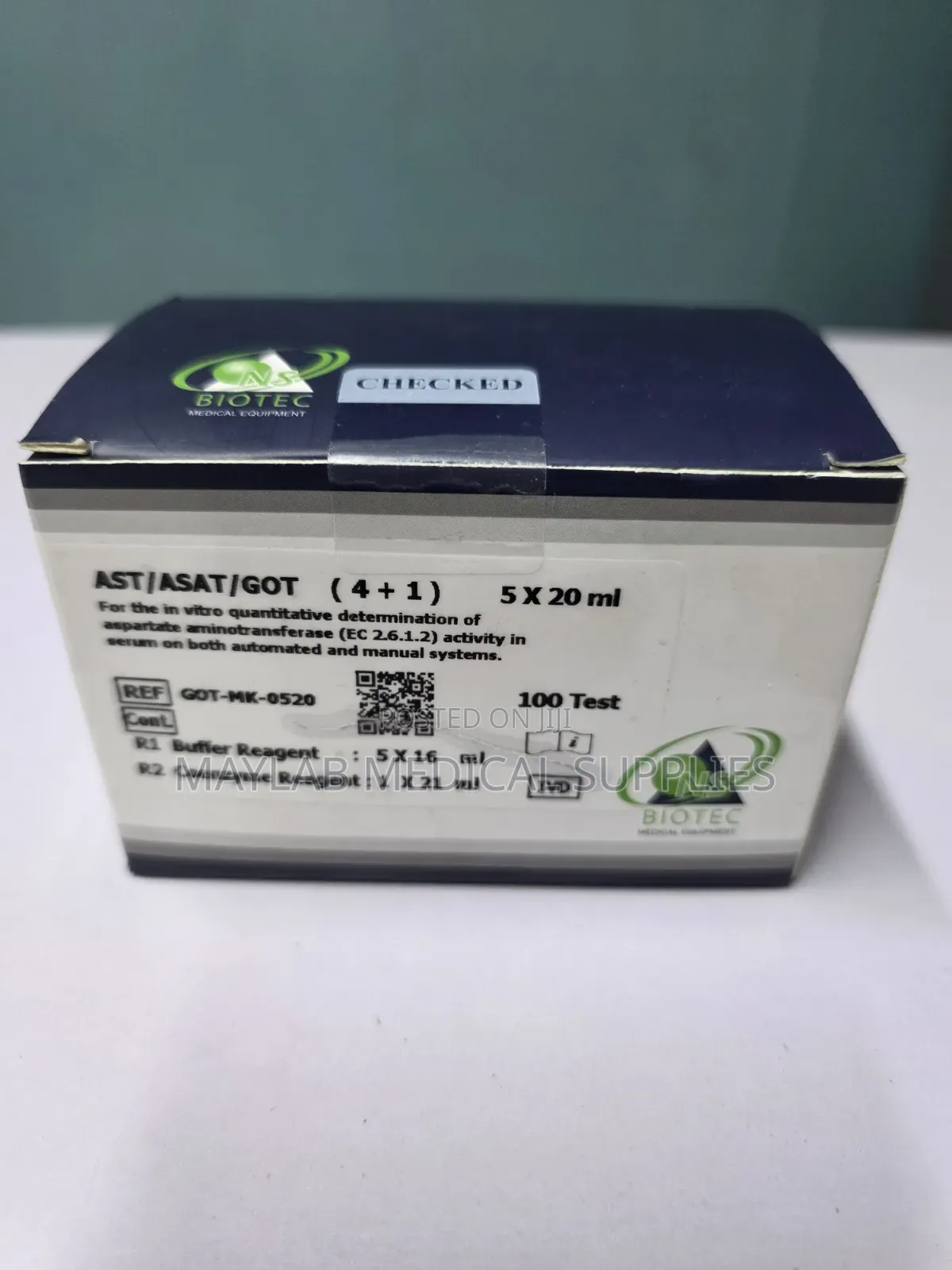 AST / ASAT / GOT Reagent – Biochemistry Liver Function Test Reagent