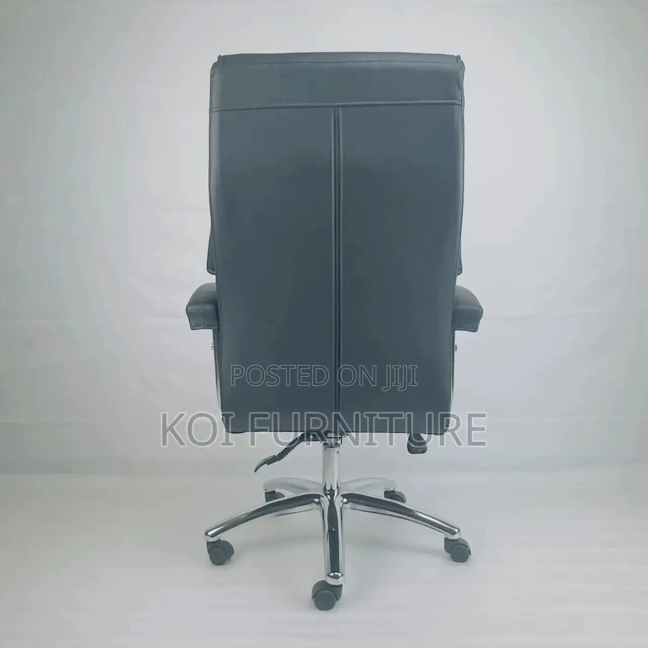 Office Chairs; Leather Offices Chair With Heavy Backrest