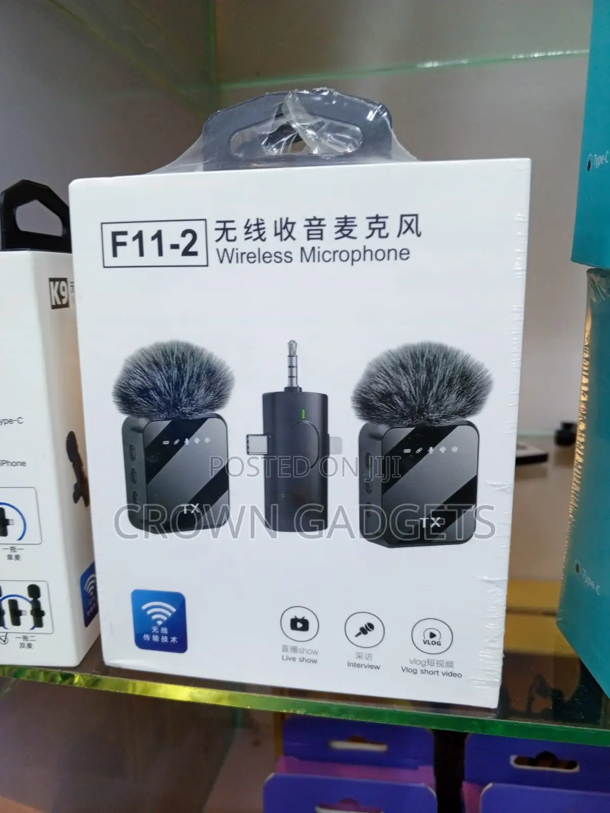 F11-2 Professional Wireless Microphone for YouTube TikTok