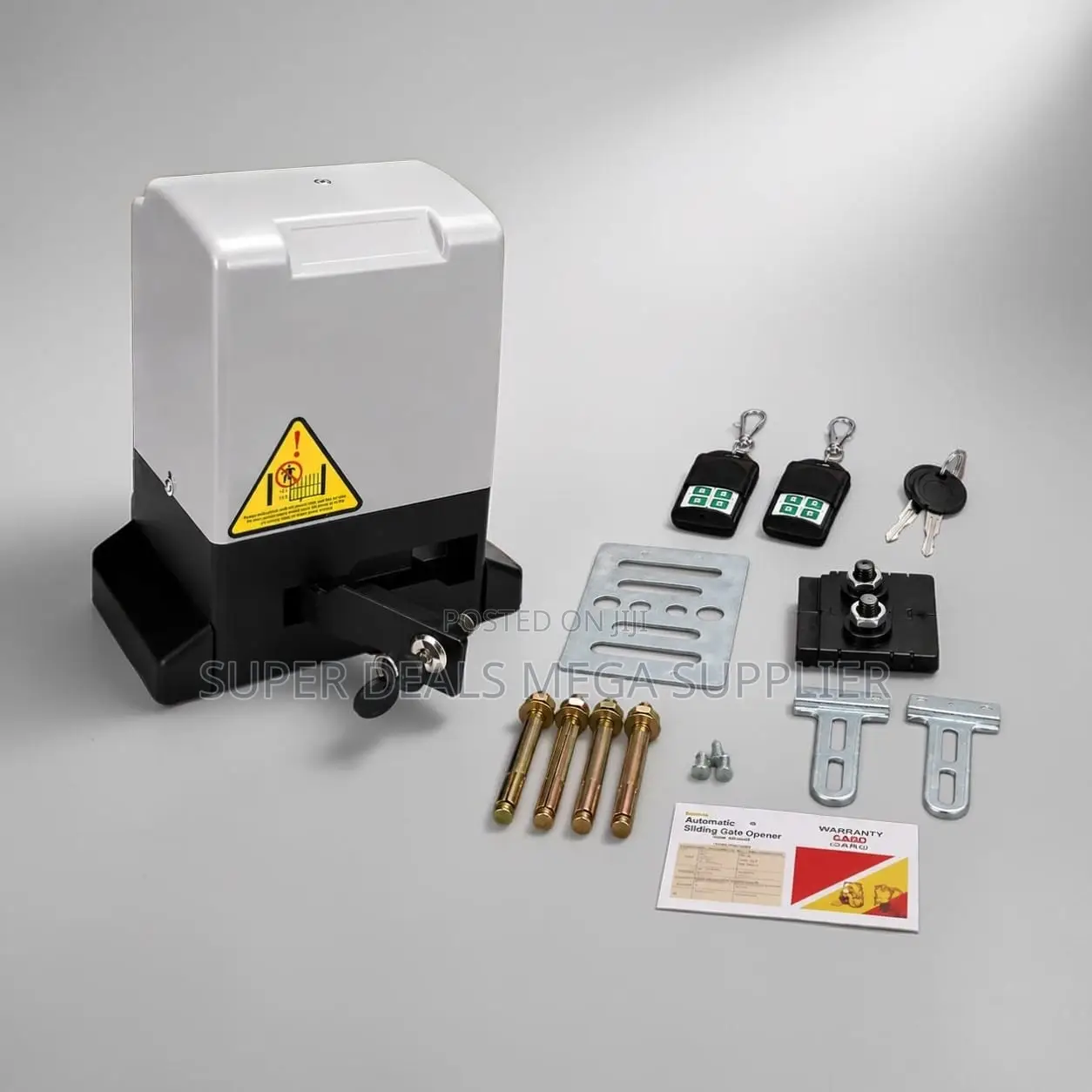 Automatic Sliding Gate Opener With Dual Remote Control System
