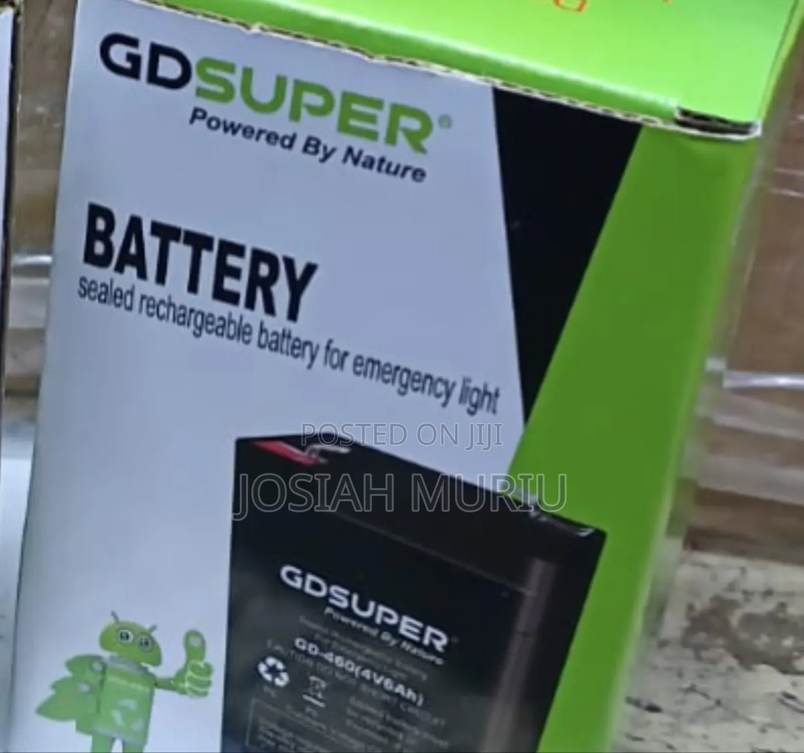 GD 6v Super Rechargeable Battery
