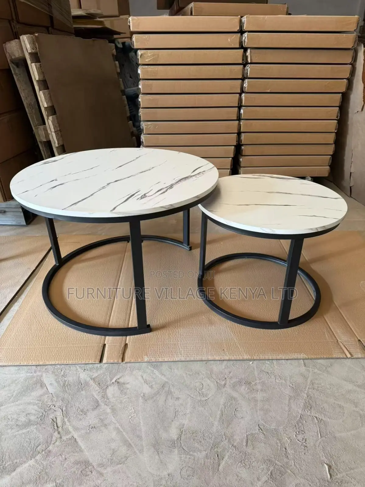 Coffee Table; 2 PCS Home-Office Coffee Table Set