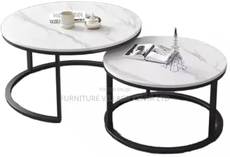 Coffee Table; 2 PCS Home-Office Coffee Table Set