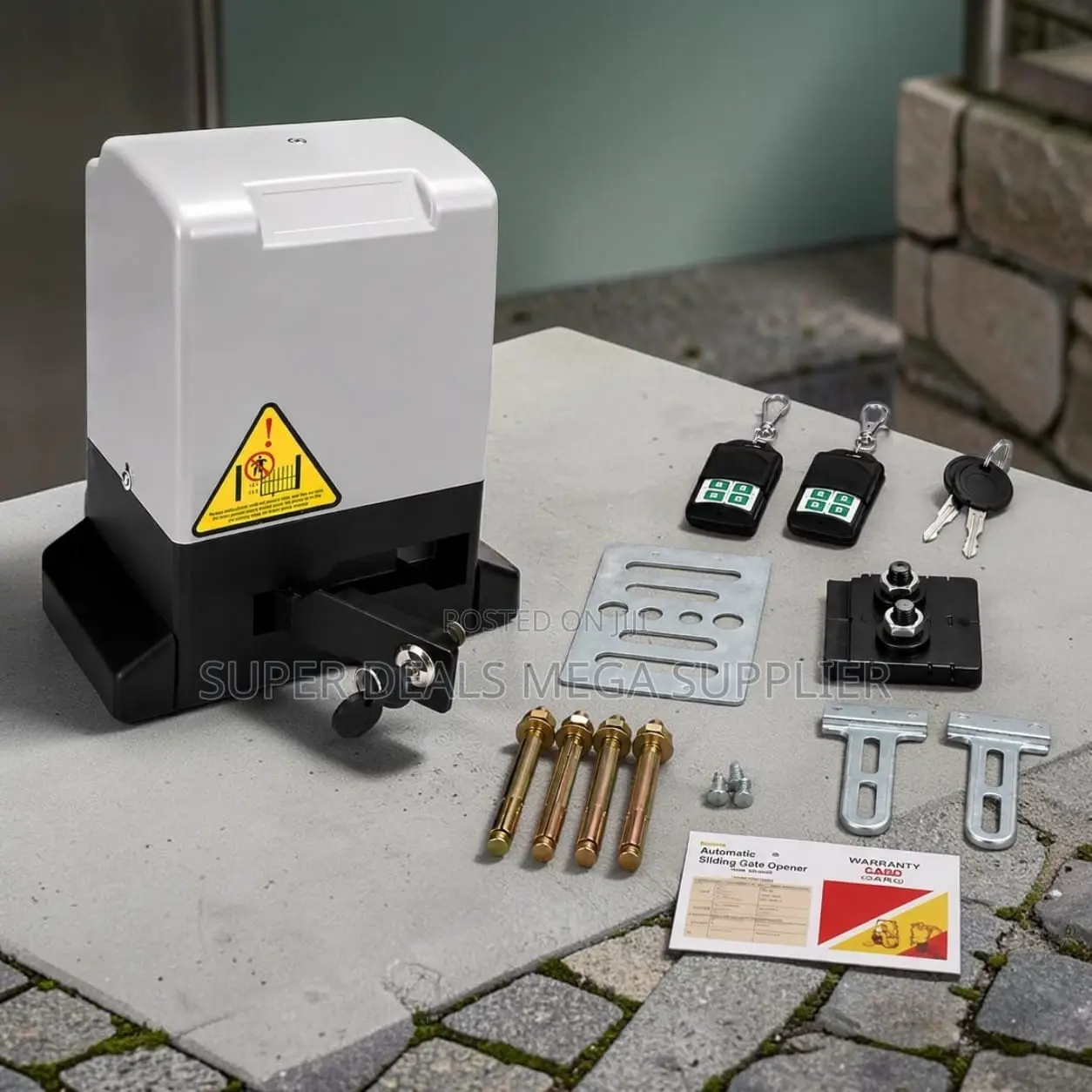 Durable Automatic Gate Opener Motor Kit With Installation Parts