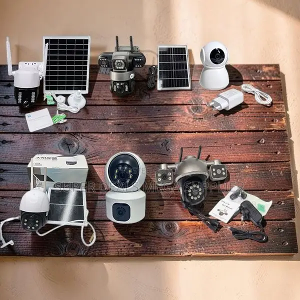 Ultra-Low Power 4G Wifi Rotating Dual Triple Lens Solar Cameras