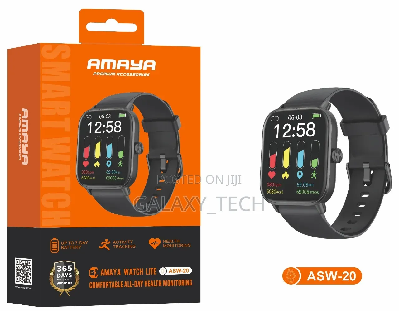 Amaya Smartwatch Lite Asw-20