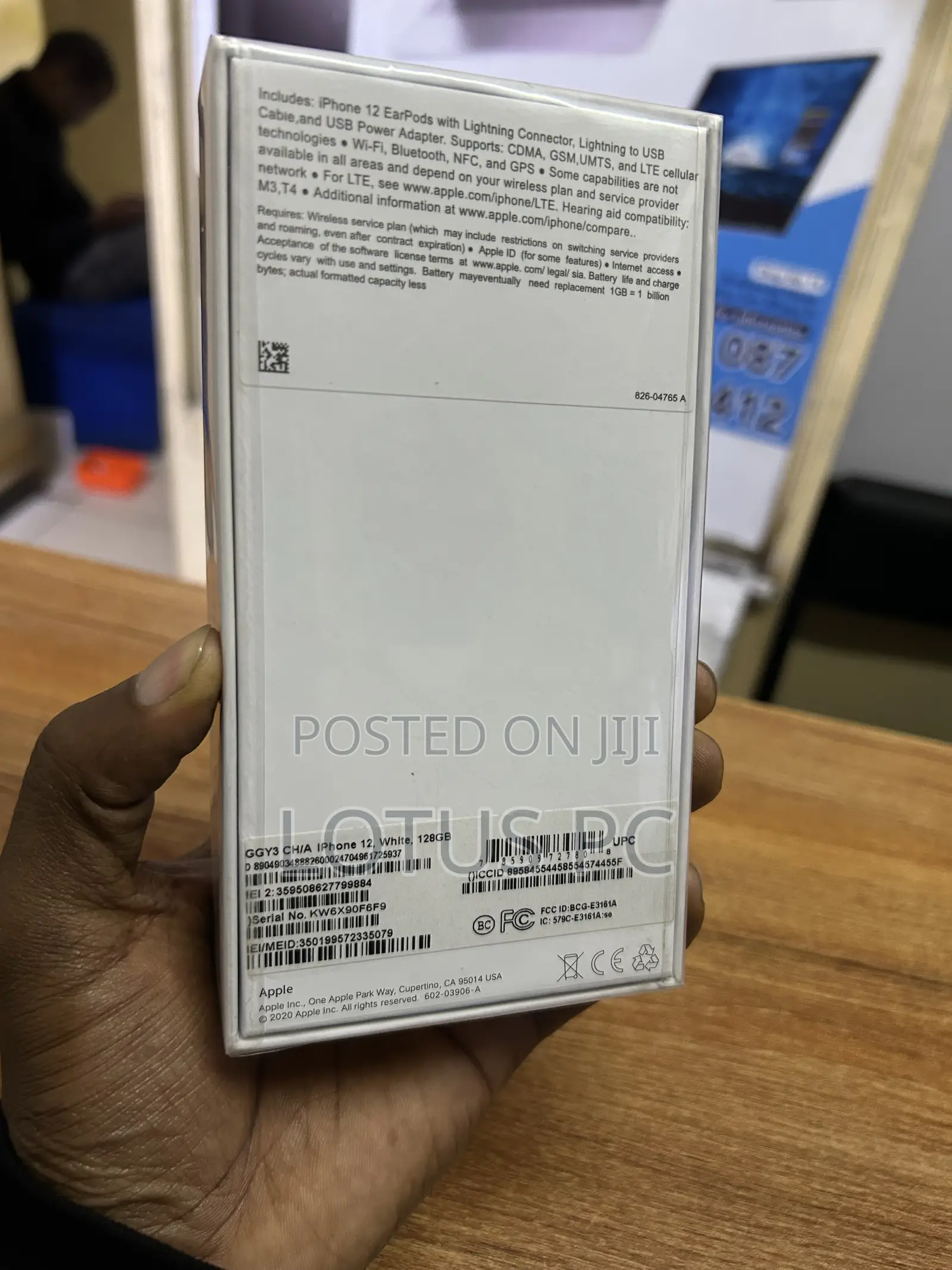 New Apple iPhone 12 128 GB White