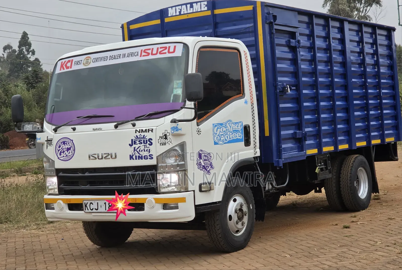 Isuzu NMR Cover Body 2008 White