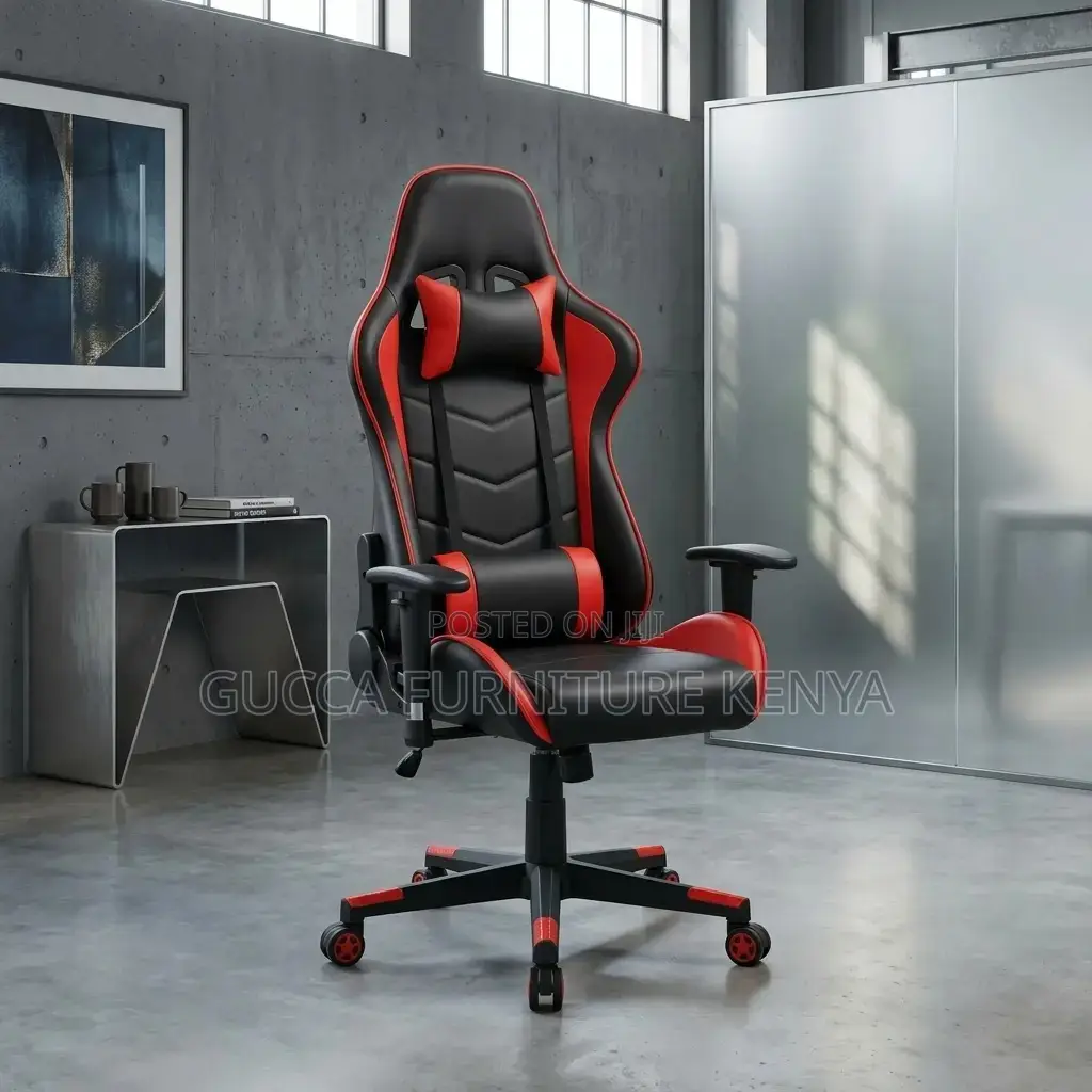 Leather Red Gaming Chair.