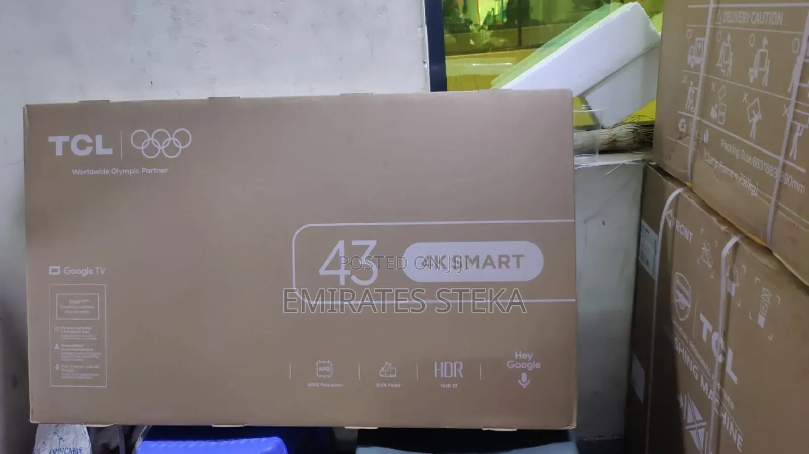 TCL 43 Inches V6d HDR Google TV – 43v6d (New 2026 Model)