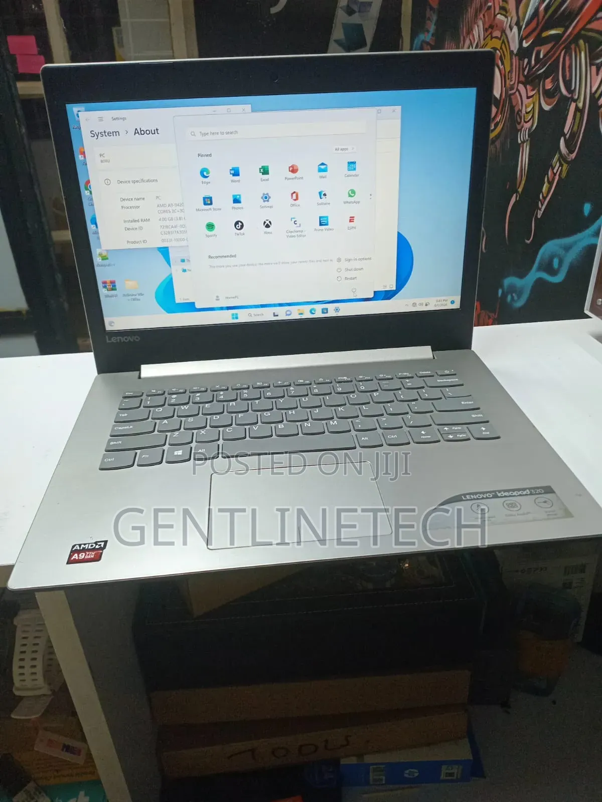 Laptop Lenovo IdeaPad 320 8GB AMD SSD 128GB