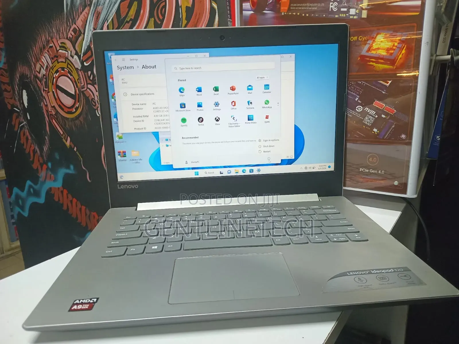 Laptop Lenovo IdeaPad 320 8GB AMD SSD 128GB