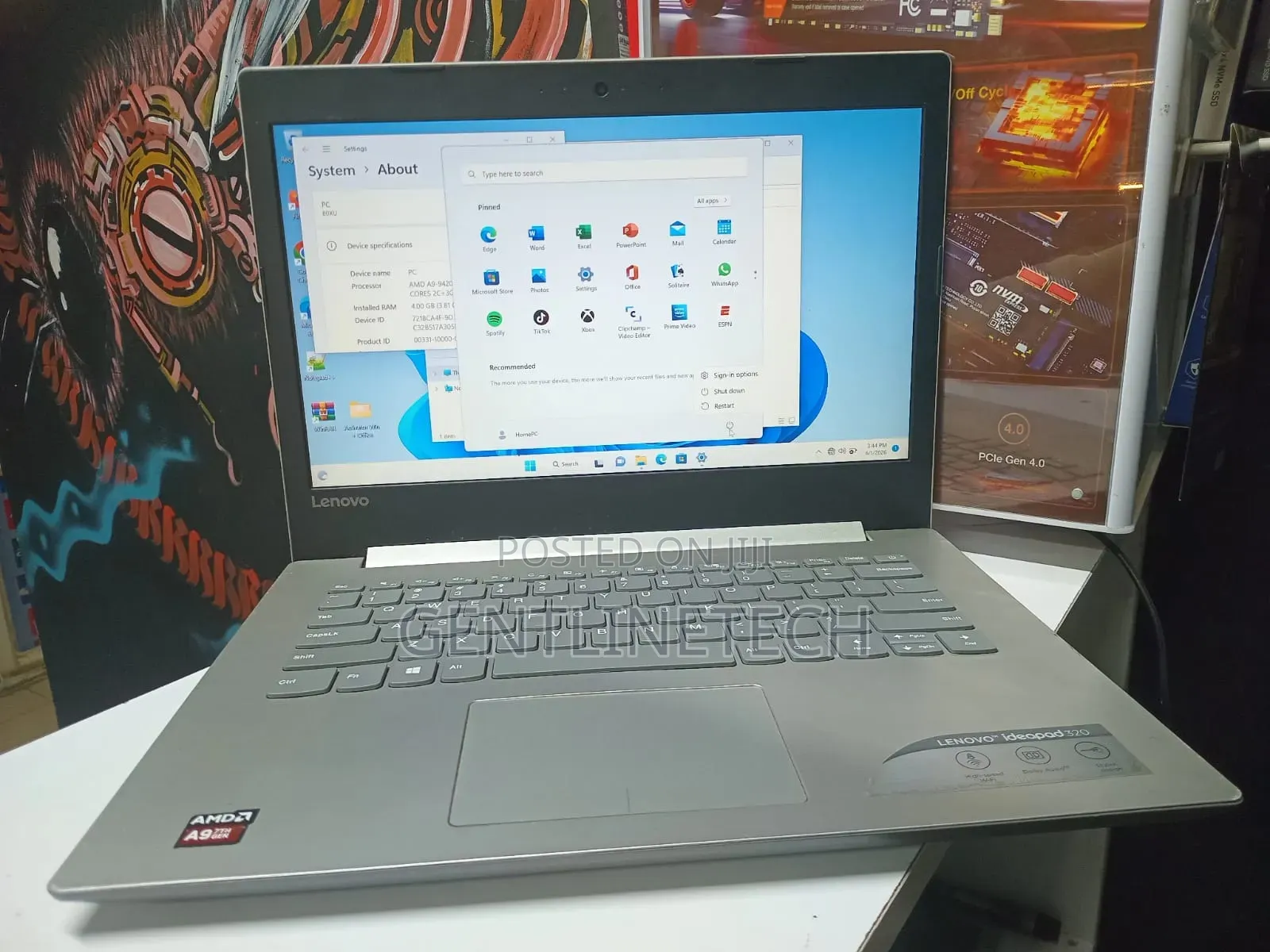 Laptop Lenovo IdeaPad 320 8GB AMD SSD 128GB