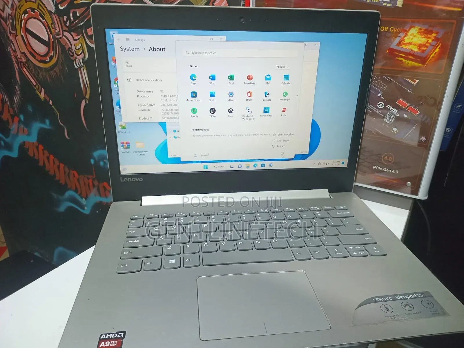 Laptop Lenovo IdeaPad 320 8GB AMD SSD 128GB
