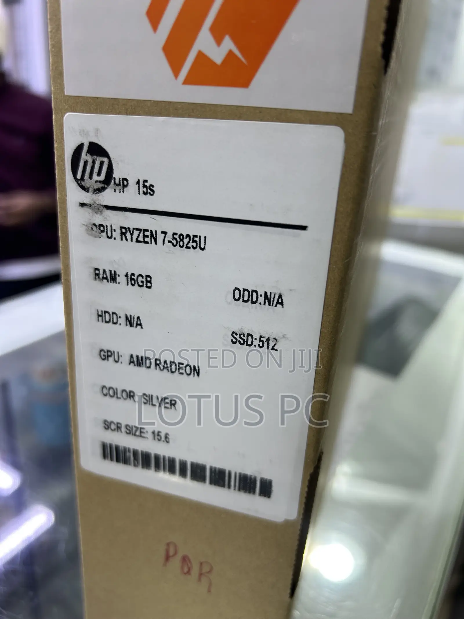 New Laptop HP 15s 16GB AMD Ryzen 7 SSD 512GB