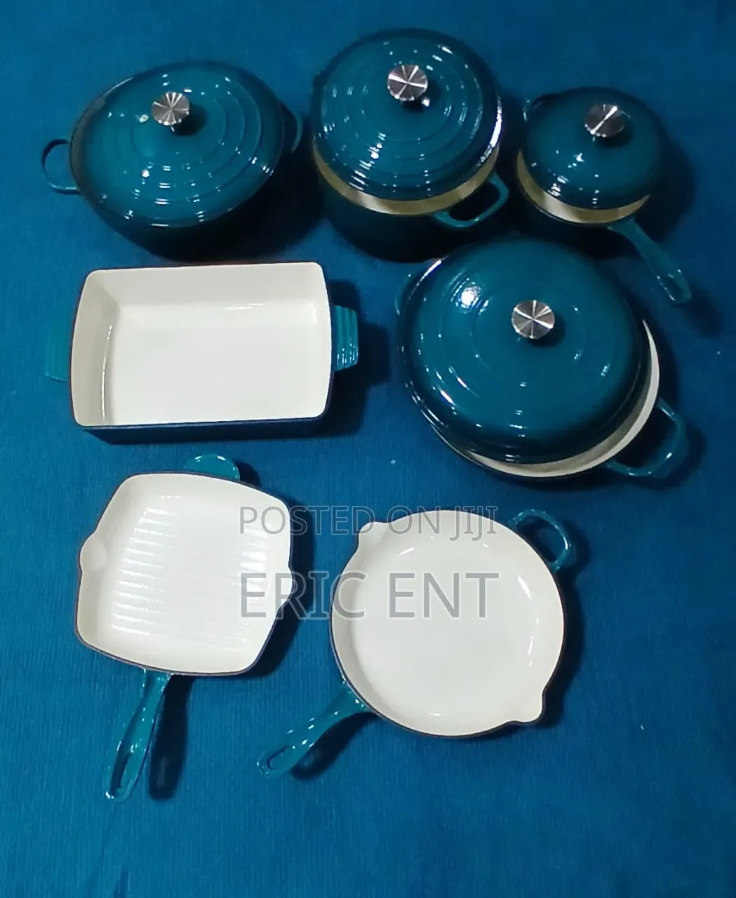 11 PCS Cast Iron Cooking Set