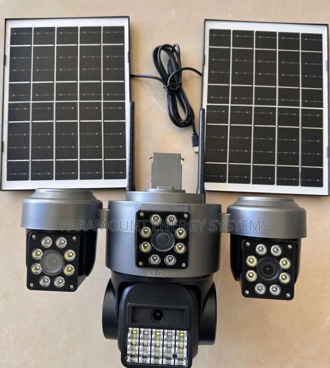 V780-3e 3lens Solar CCTV