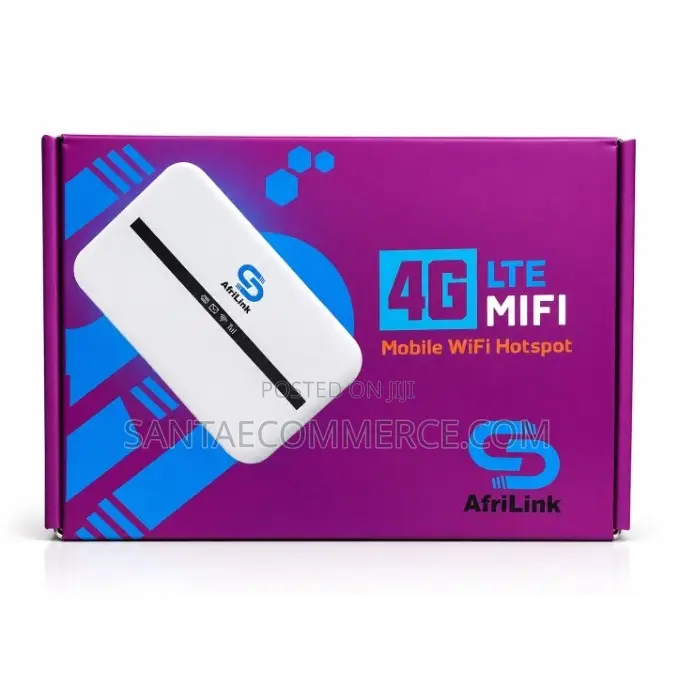 AfriLink 4G LTE Mobile WiFi Hotspot Universal Rechargeable Pocket MiFi
