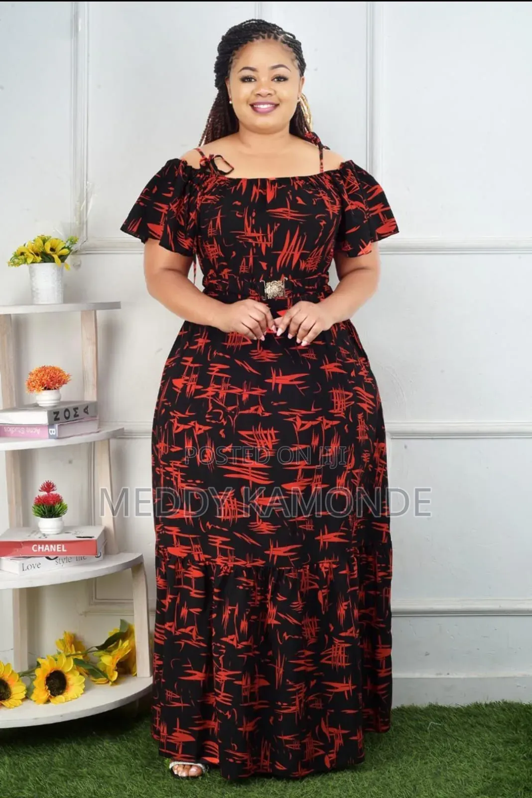 Elegant Red Ruracio/Wedding Long Dress