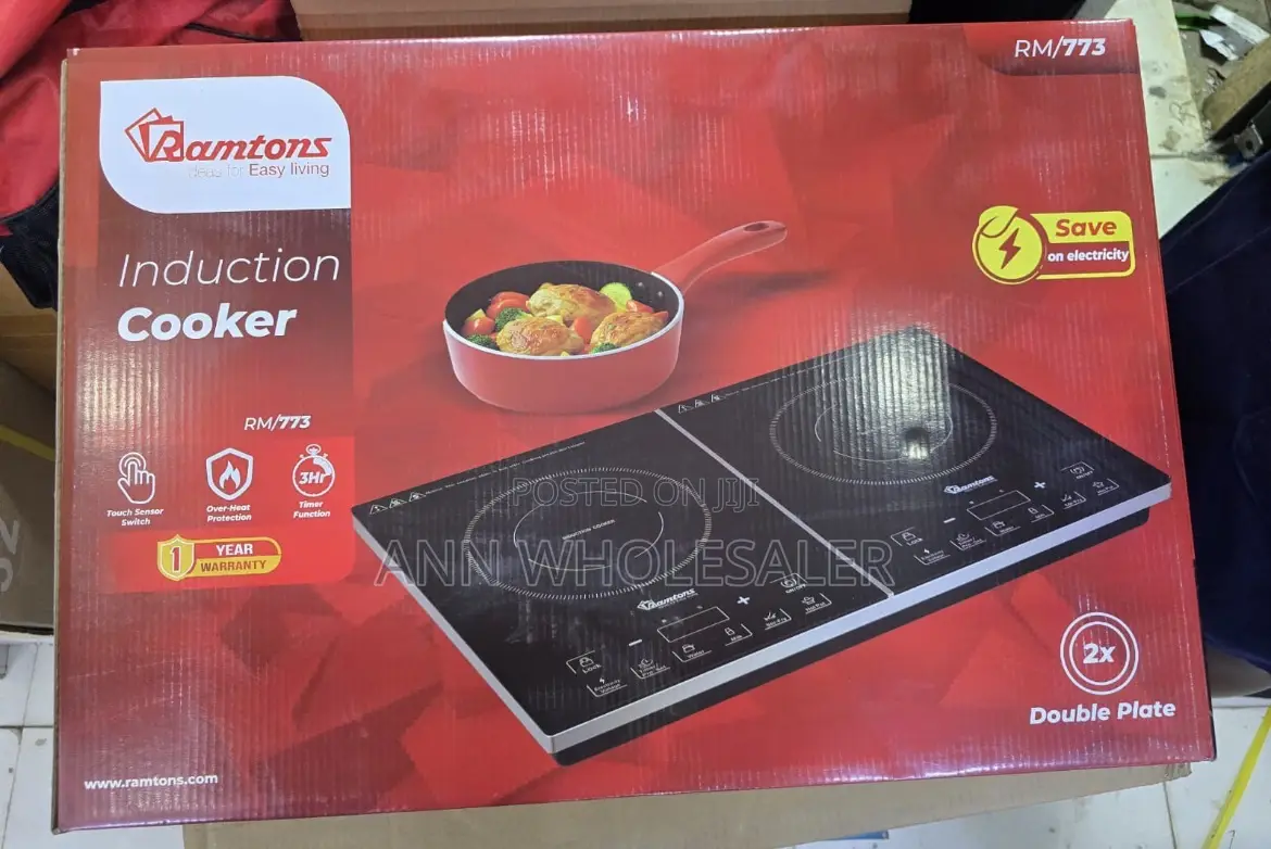 Ramtons Double Induction Cooker 2000W RM/773