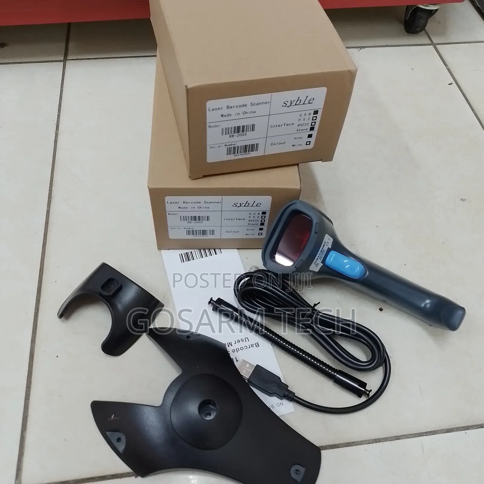 Syble Wired Handheld Scanner Xb-2055 - For Inventory