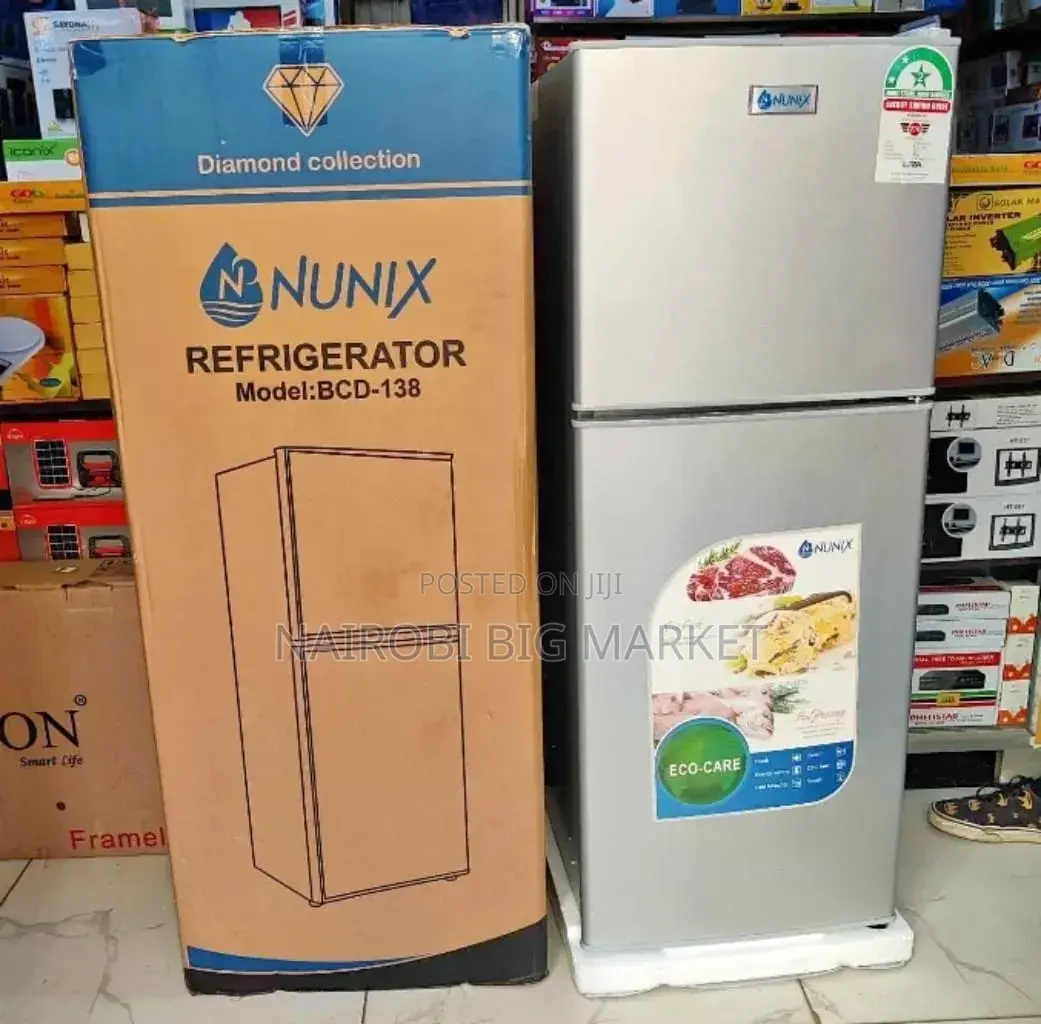 Nunix 138 Litres Fridge With Separate Freezer and Fridge
