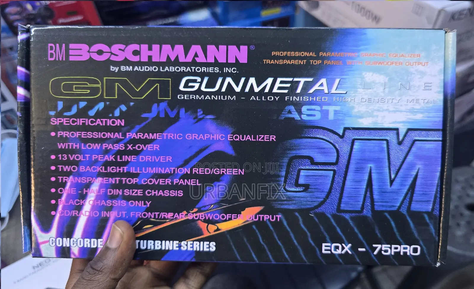 Boschmann EQX-75PR0 7-Band Parametric Equalizer