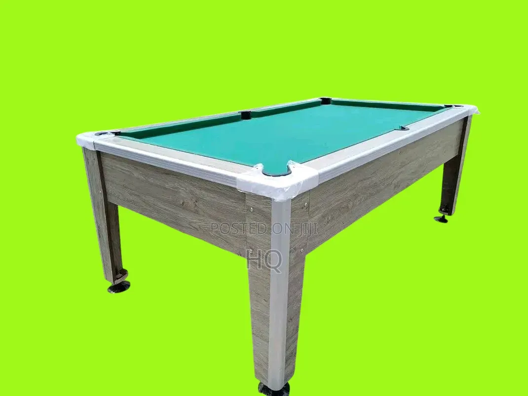 A New Pool Table Made of Mahogany