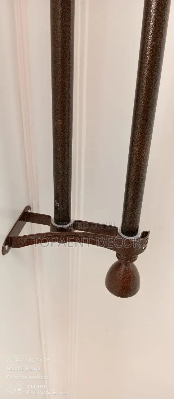 Locally Made Jua Kali Curtain Rods