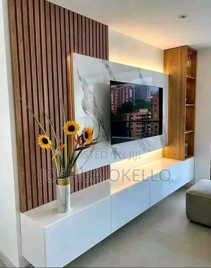 The TV Stands and Decorations