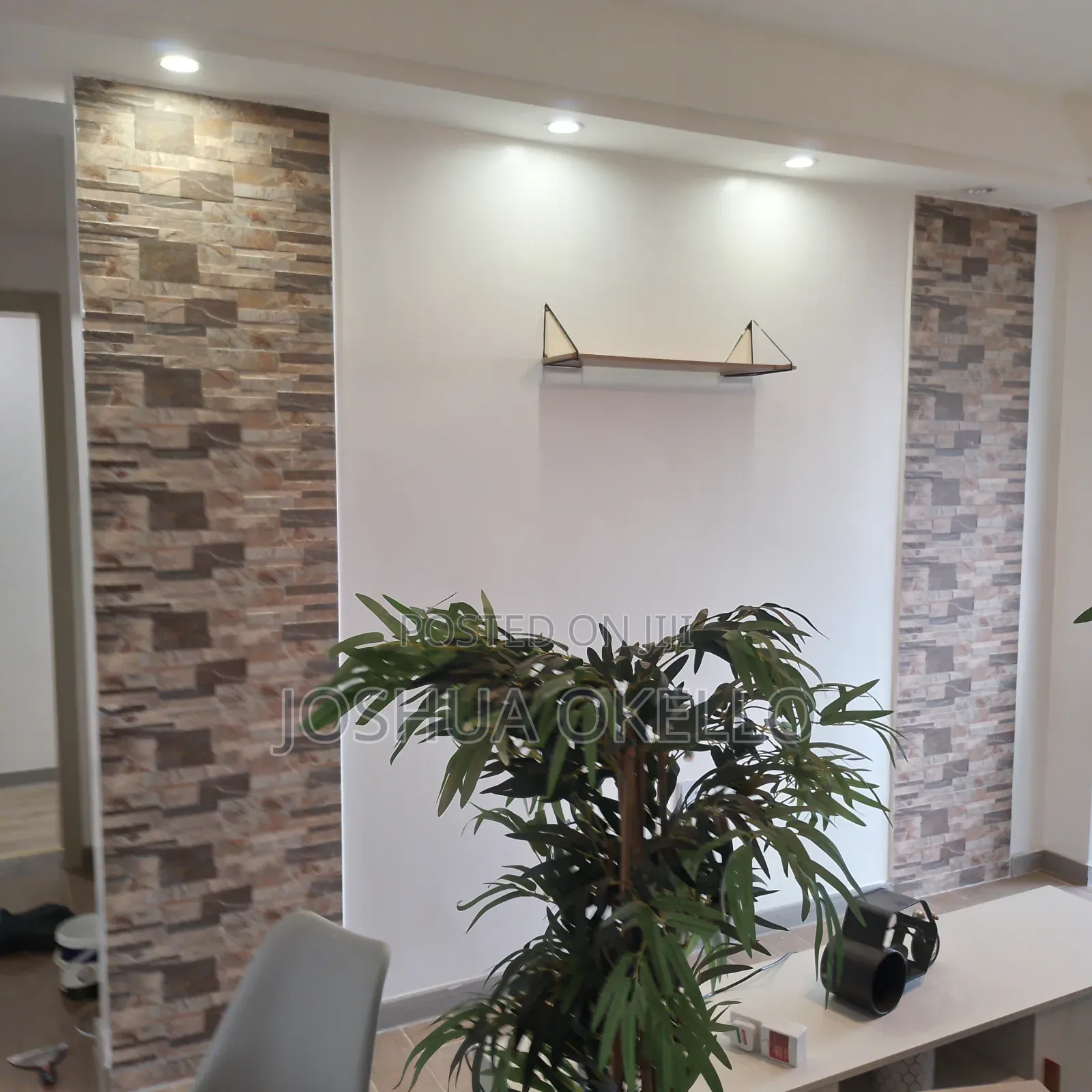 The TV Stands and Decorations