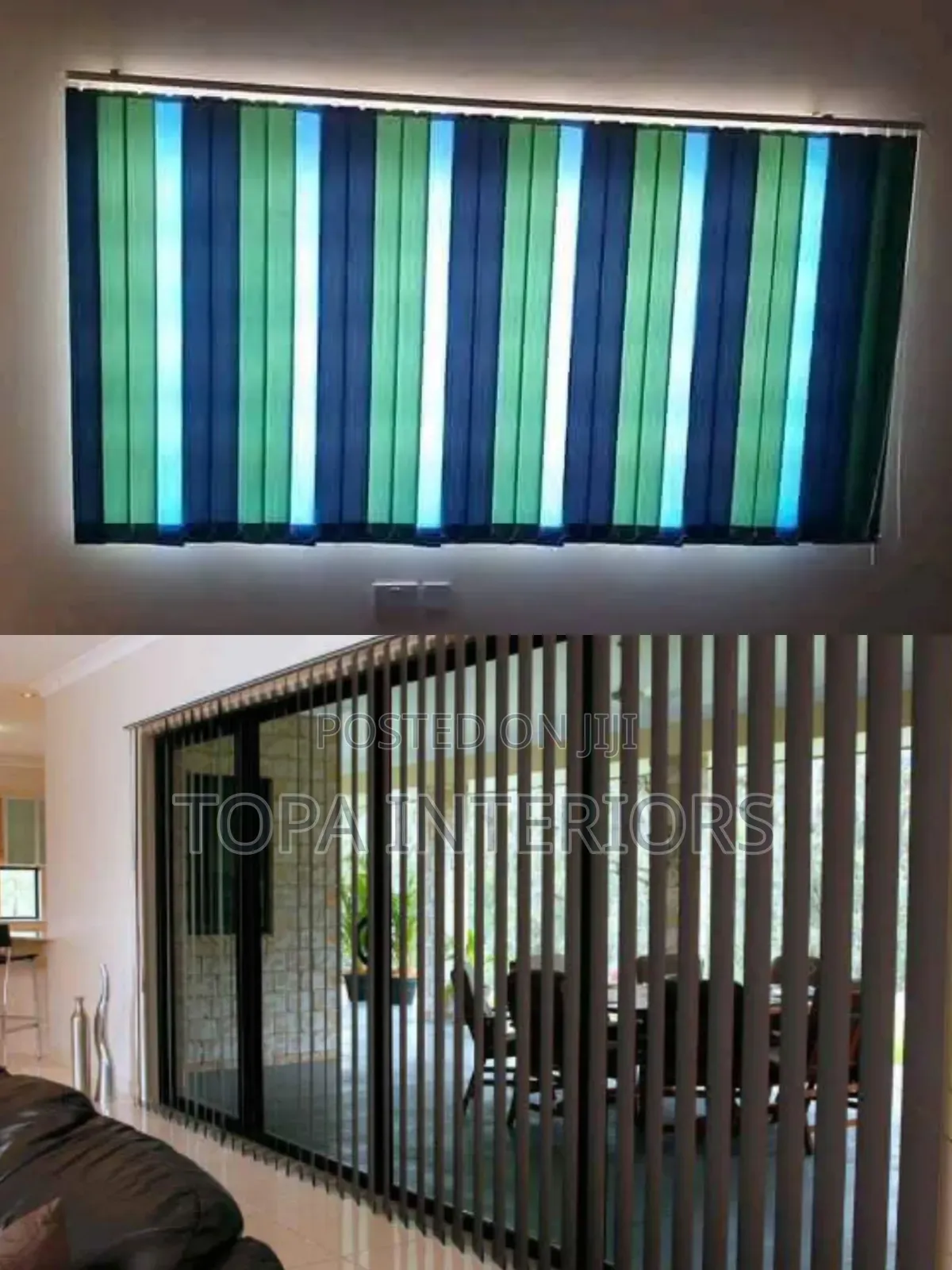Modern Office Curtains Customised to Your Measurements