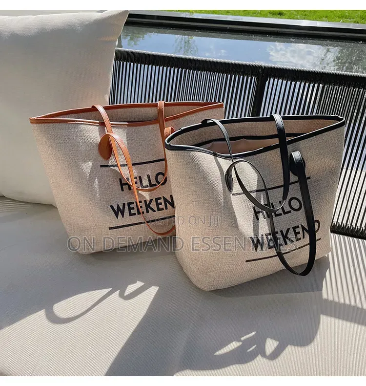 Hello Weekend Business Casual Tote Bag