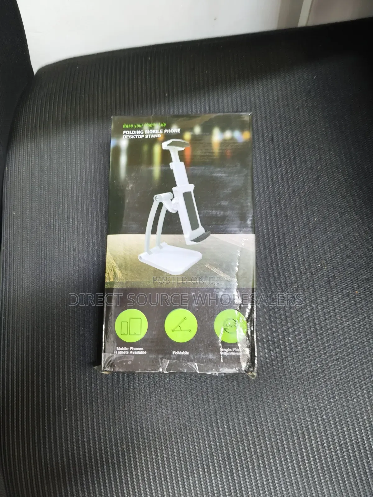 Metallic Phone Tablet Table Stand – Adjustable Desktop Holder