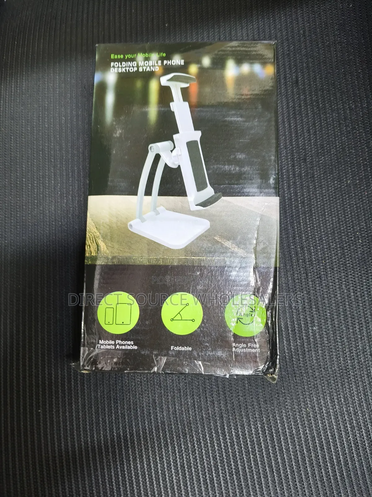 Heavy-Duty Metallic Mobile Tablet Holder