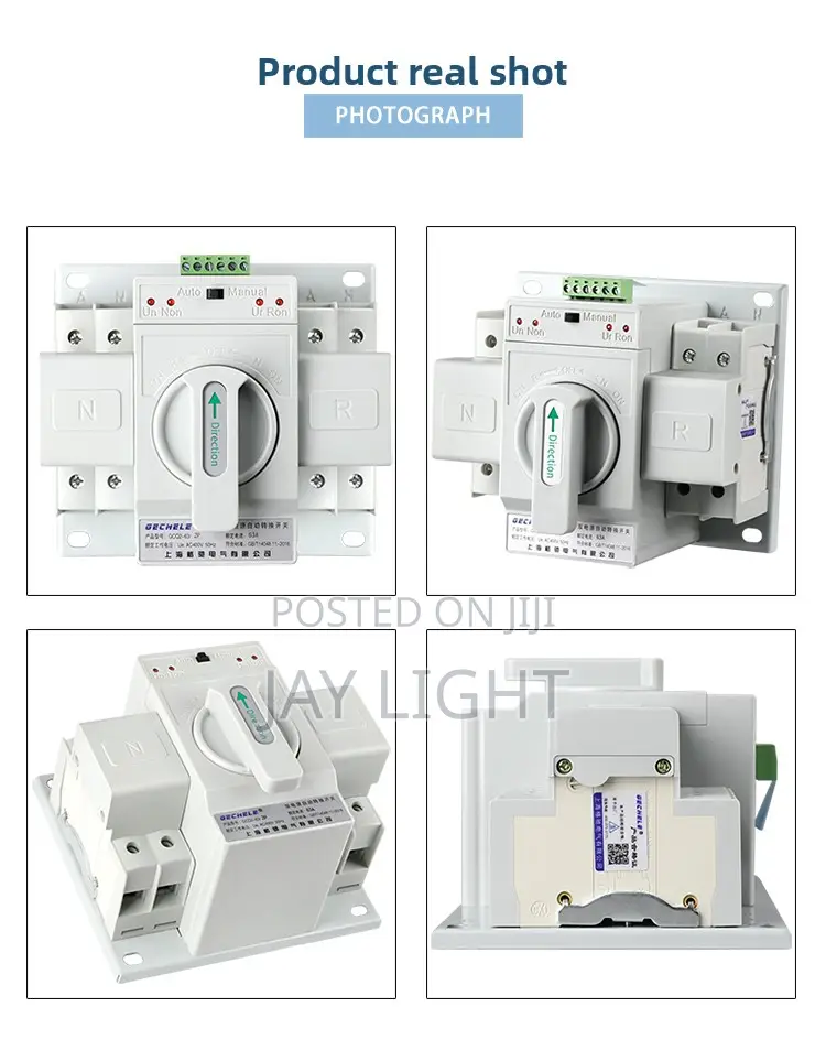 Auto Transfer Switch Dual Power Automatic ATS 63 Apm