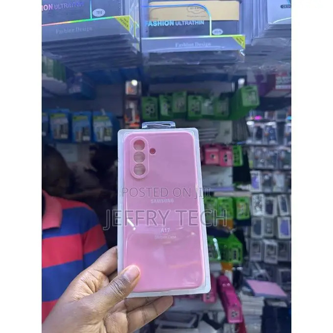Samsung Galaxy A17 5G Original Shockproof Silicone Case/Cover-Pink