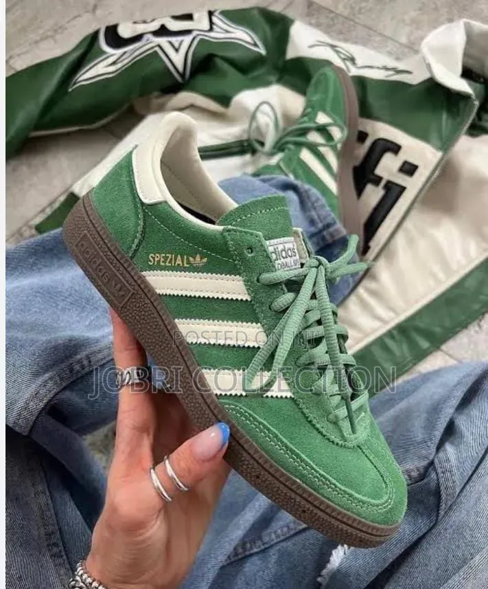 Green Adidas Spezial Sneakers