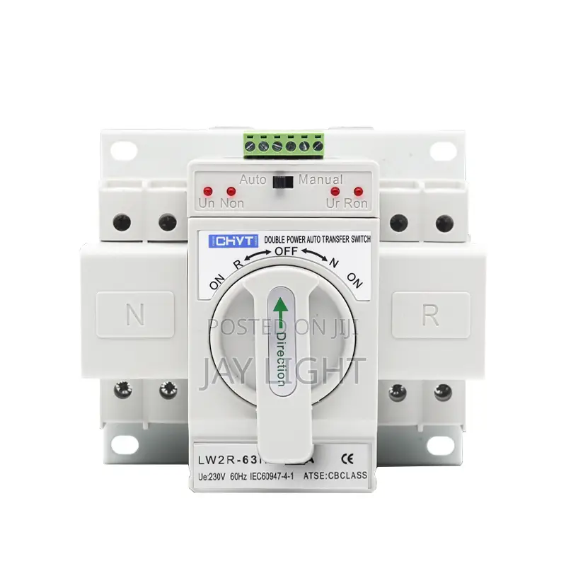 Automatic Transfer Switch Change Over Single Phase Power Changeover