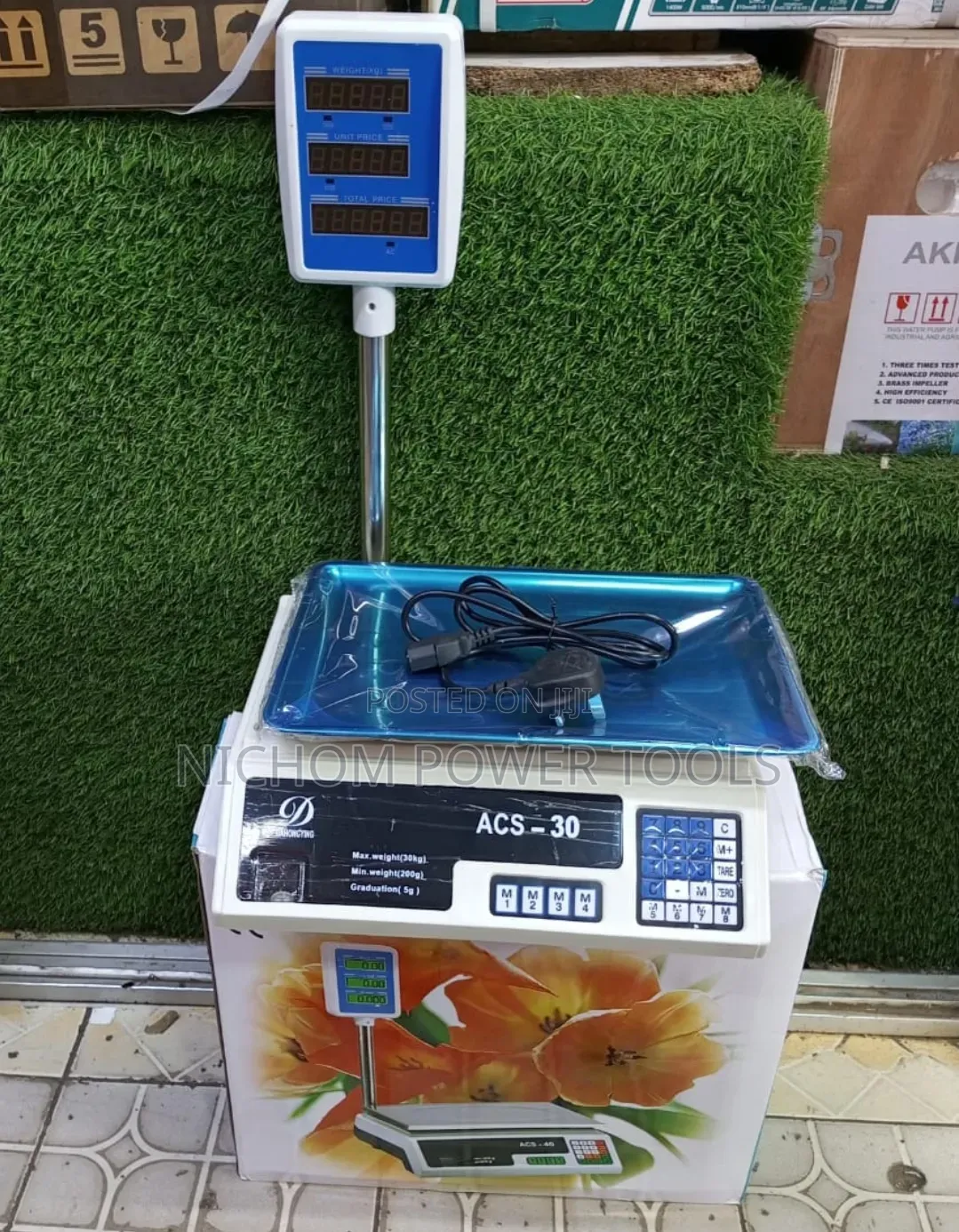 ACS 30 Digital Weighing Scale/30kg Commercial Digital Scale