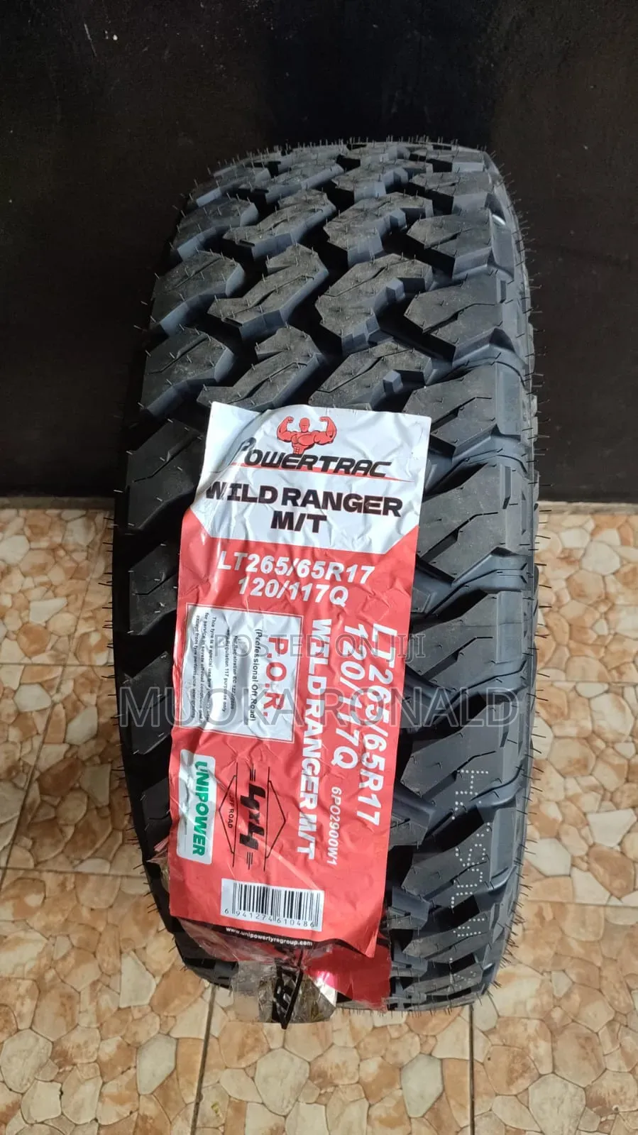 265/65r17 Powertrac Tyre (Mud-Terrein ) Professional Off-Road. 4x4