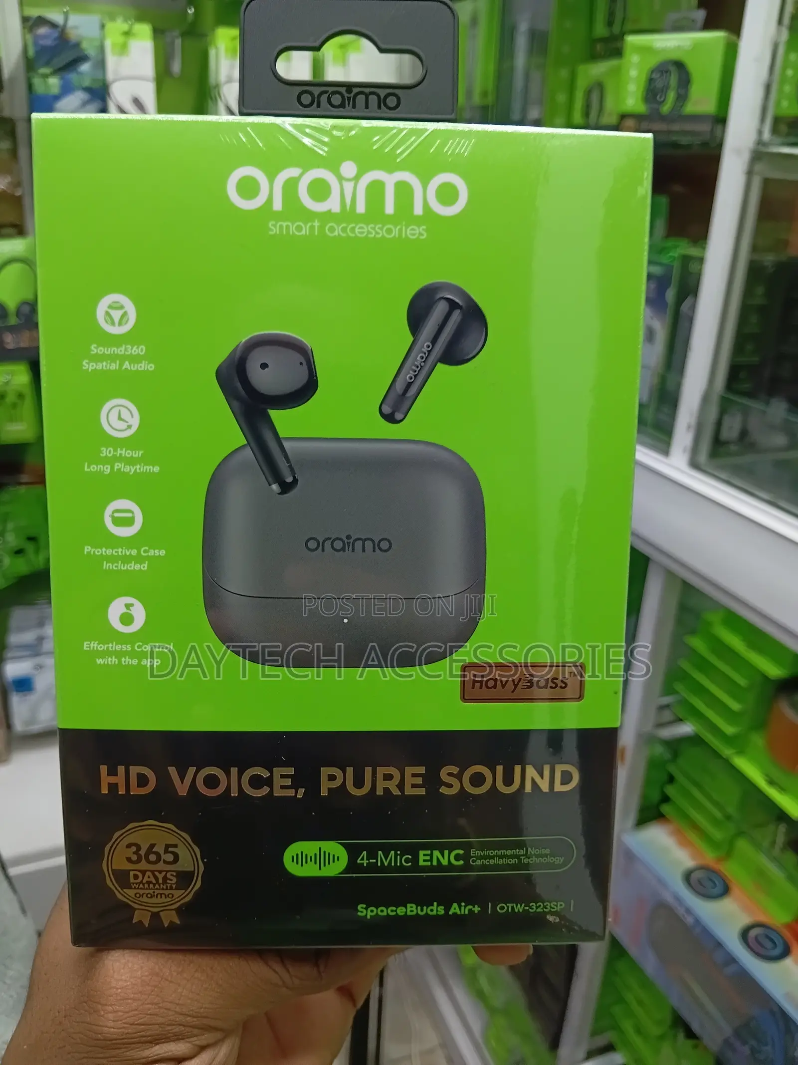These Are Oraimo SpaceBuds Air+ True Wireless Earphones OTW-323SP.