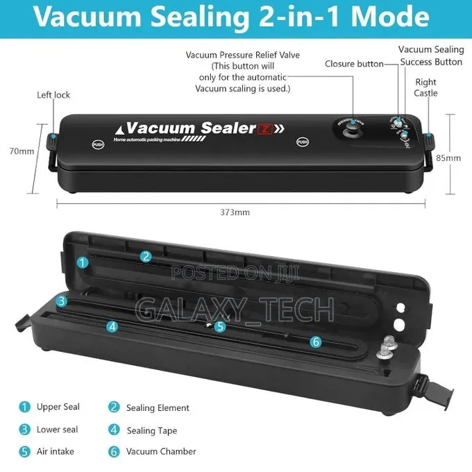 Home Automatic Vacuum Sealer Machine( +Free10 PC Bags)