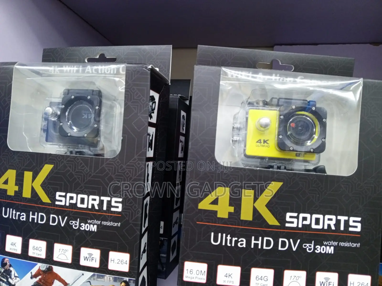 Sports Action Camera 30M Waterproof With WiFi 16MP
