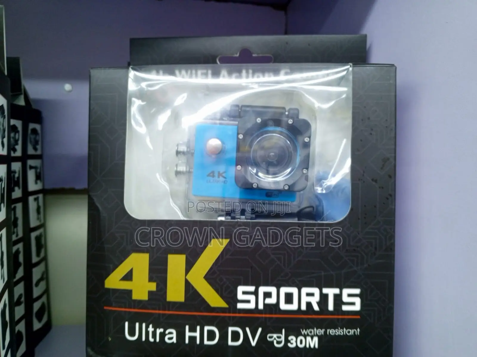 Ultra HD Action Camera With 170° Wide Angle Lens