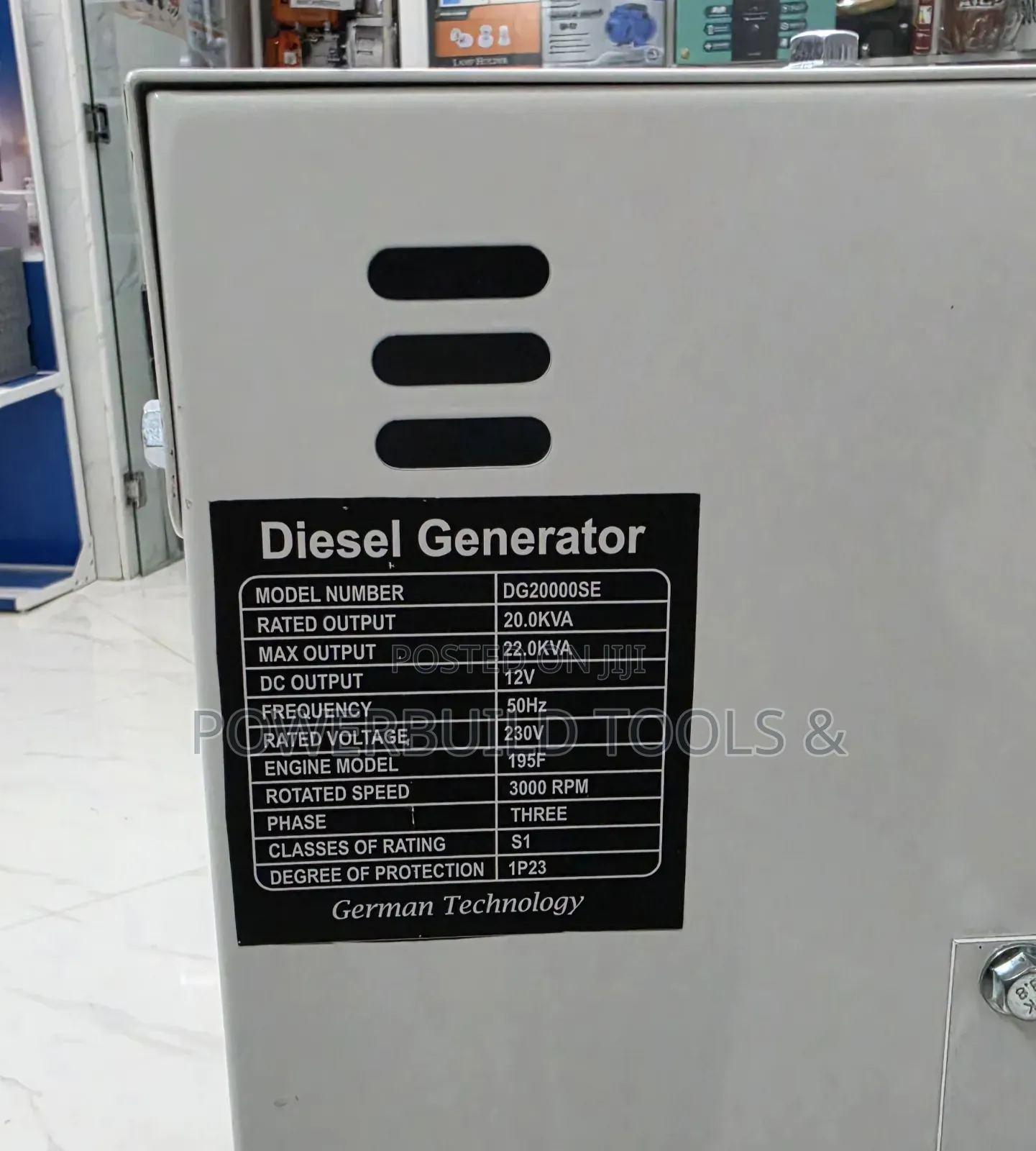 Srge Dg20000se-3 20kva Three Phase Diesel Generator With Ats