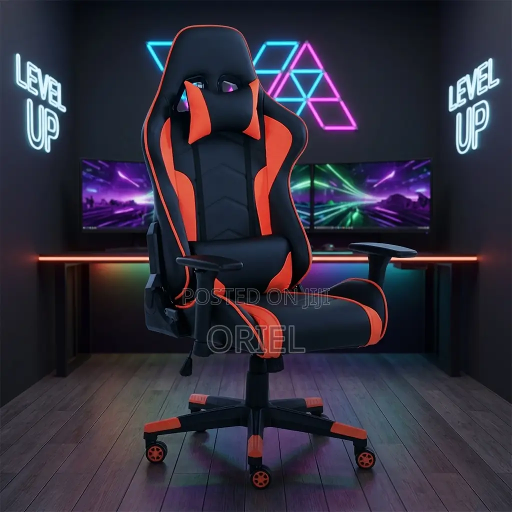 Gaming Chair : Height Adjustable Ergonomic Office Gaming Chair